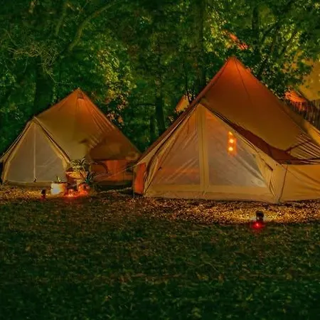 Into The Glamping - Great Hazelnut Luxury tent Markt Nordheim
